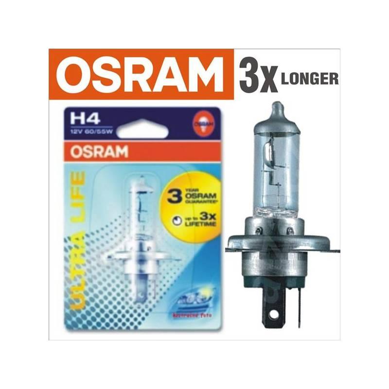 Autožárovka Osram 12V H4 60/55W P43t 1ks Ultra Life 3x delší životnost, autožárovka, osram, 12v, 55w, p43t, 1ks, ultra, life, delší, životnost
