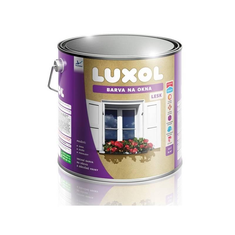 Barva Luxol na okna 4 l, lesk bílá, barva, luxol, okna, lesk, bílá