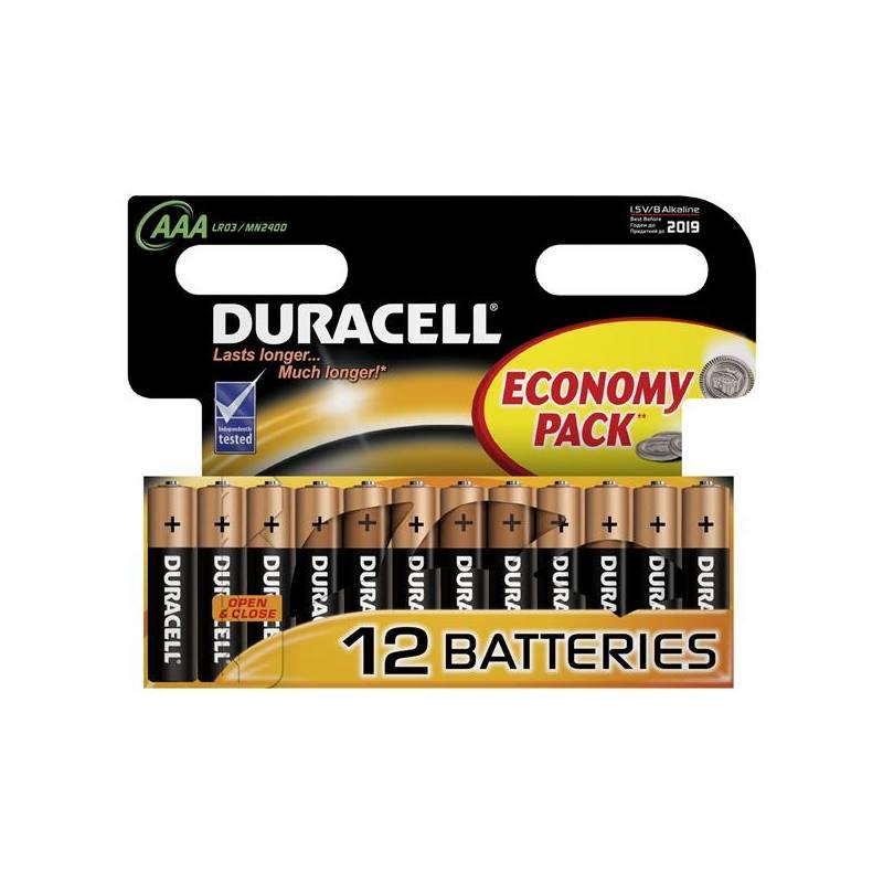 Baterie Duracell Basic AAA 2400 K12, baterie, duracell, basic, aaa, 2400, k12