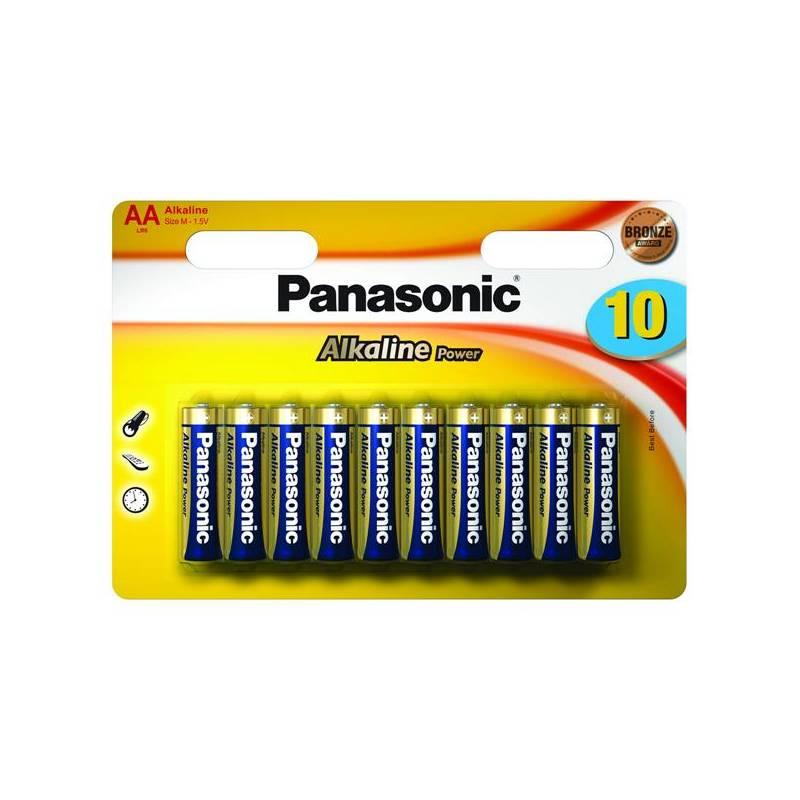 Baterie Panasonic AA, R06 ALKALINE POWER, BLISTR 10 KS, baterie, panasonic, r06, alkaline, power, blistr