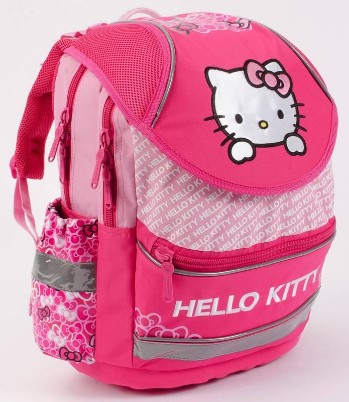 Batoh školní P + P Karton anatomický PLUS - Hello Kitty, batoh, školní, karton, anatomický, plus, hello, kitty