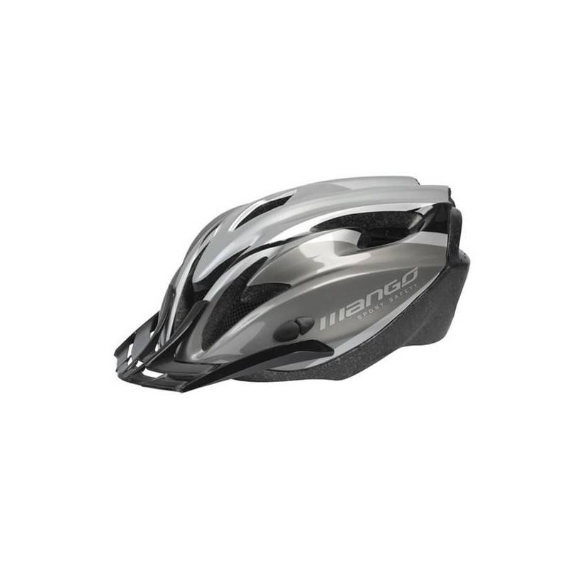 Cyklistická helma Mango SPRINT, vel. S/M 52-57 cm - stříbrná, cyklistická, helma, mango, sprint, vel, 52-57, stříbrná
