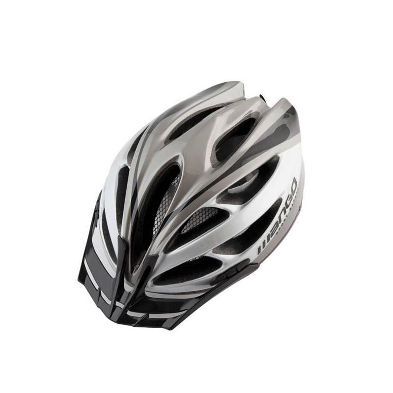 Cyklistická helma Mango TERRANO, vel. S/M 52-58 cm - titan, cyklistická, helma, mango, terrano, vel, 52-58, titan