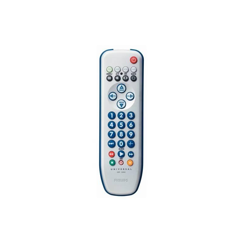 Dálkový ovladač Philips SRP3004 bílý/modrý, dálkový, ovladač, philips, srp3004, bílý, modrý