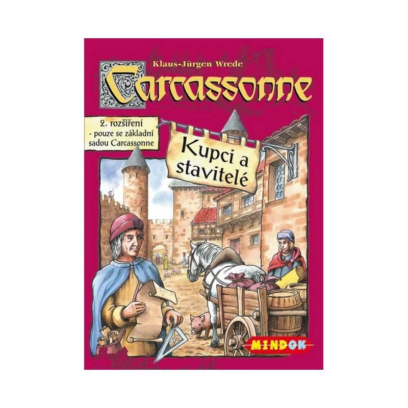 Desková hra Mindok Carcassonne - rozšíření 2 (Kupci a stavitelé), desková, hra, mindok, carcassonne, rozšíření, kupci, stavitelé