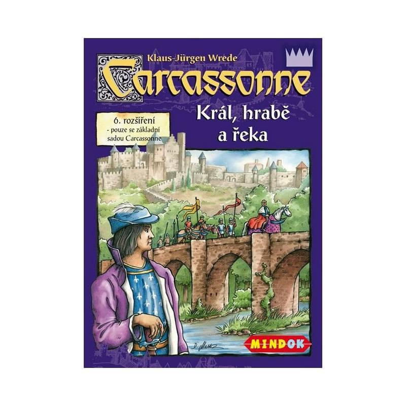 Desková hra Mindok Carcassonne - rozšíření 6 (Král, hrabě a řeka), desková, hra, mindok, carcassonne, rozšíření, král, hrabě, řeka