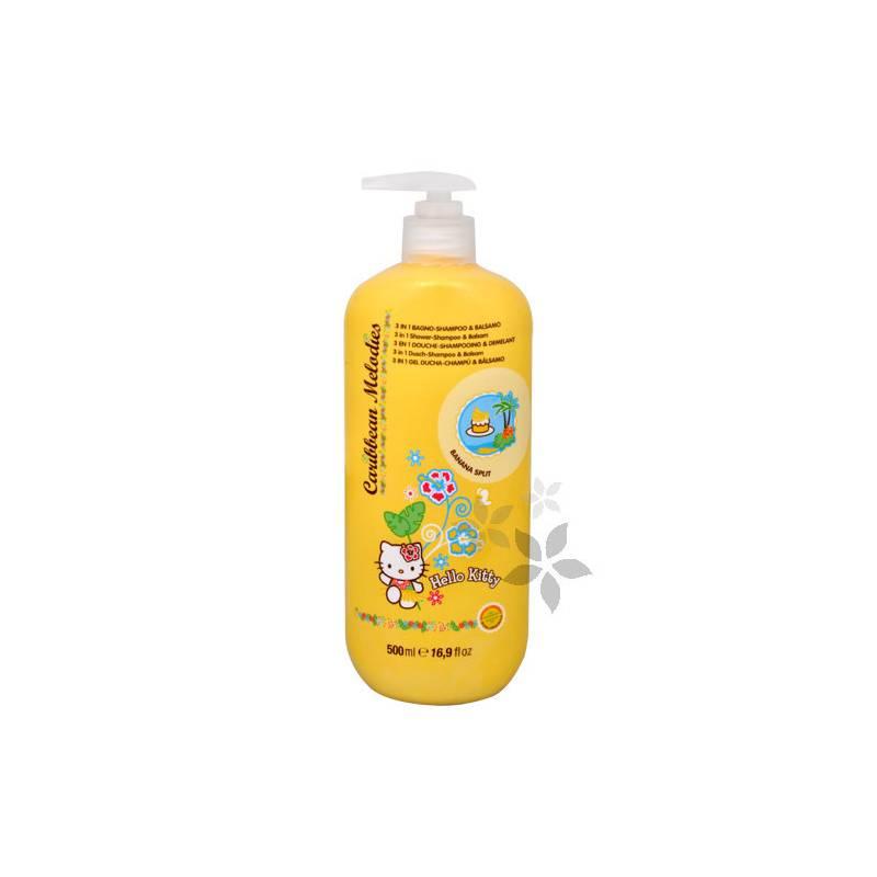 Dětský sprchový gel, šampon a kondicionér 3 v 1 Banana Split (Shower Shampoo & Balsam 3 in 1) 500 ml, dětský, sprchový, gel, šampon, kondicionér, banana, split, shower