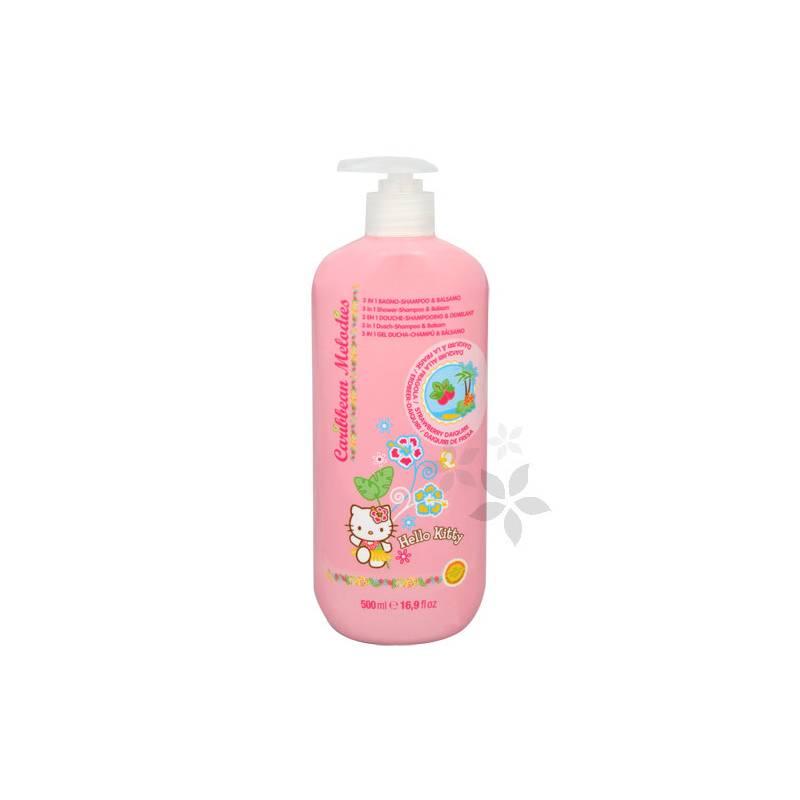 Dětský sprchový gel, šampon a kondicionér 3 v 1 Strawberry Daiquiri (Shower Shampoo & Balsam 3 in 1) 500 ml, dětský, sprchový, gel, šampon, kondicionér, strawberry, daiquiri