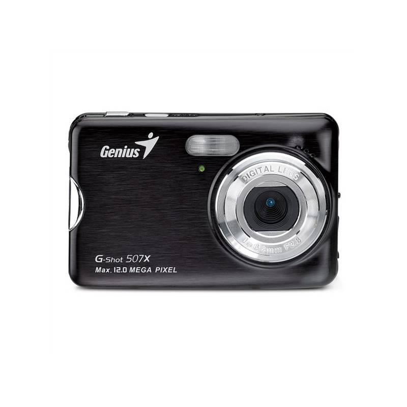 Digitální fotoaparát Genius G-Shot 507X - černý (32300109101) černý, digitální, fotoaparát, genius, g-shot, 507x, černý, 32300109101