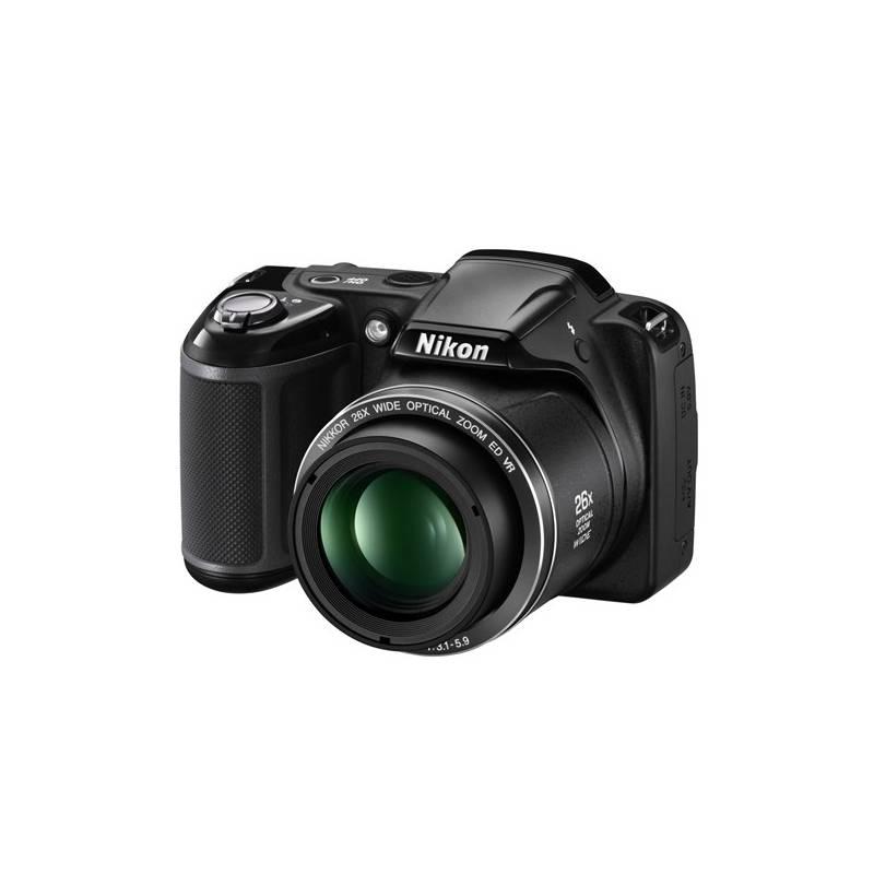Digitální fotoaparát Nikon Coolpix L330 černý, digitální, fotoaparát, nikon, coolpix, l330, černý