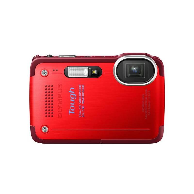 Digitální fotoaparát Olympus TG-630 červený, digitální, fotoaparát, olympus, tg-630, červený