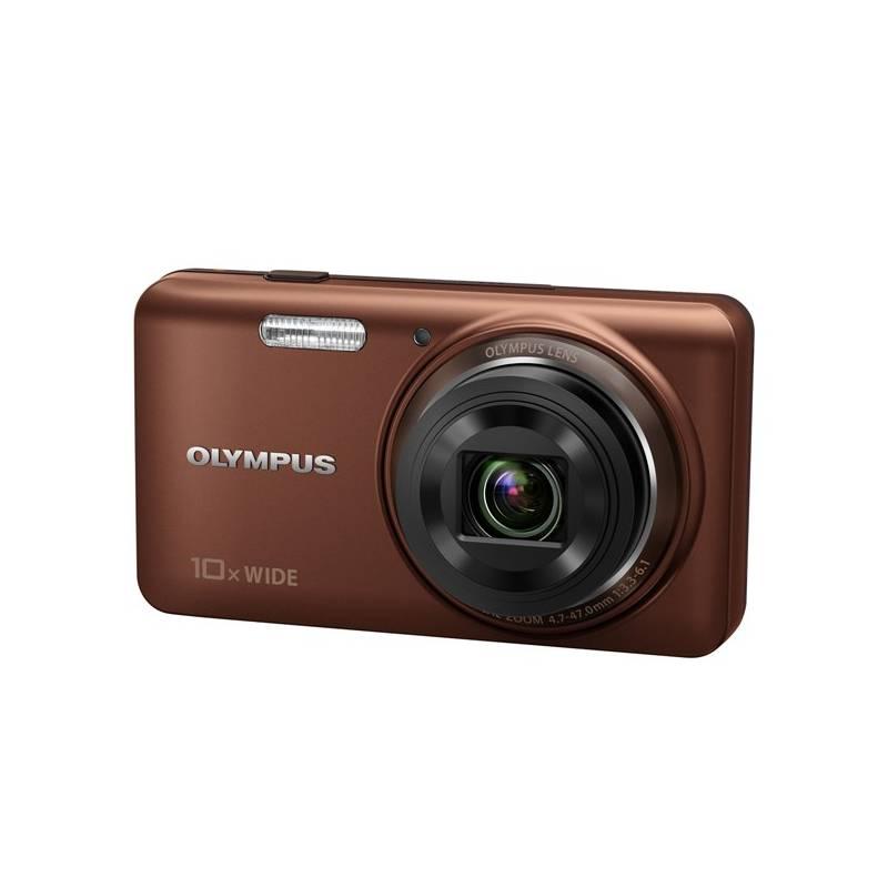 Digitální fotoaparát Olympus VH-520 hnědý, digitální, fotoaparát, olympus, vh-520, hnědý