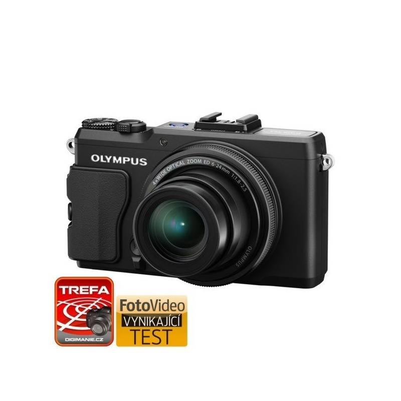 Digitální fotoaparát Olympus XZ-2 černý, digitální, fotoaparát, olympus, xz-2, černý