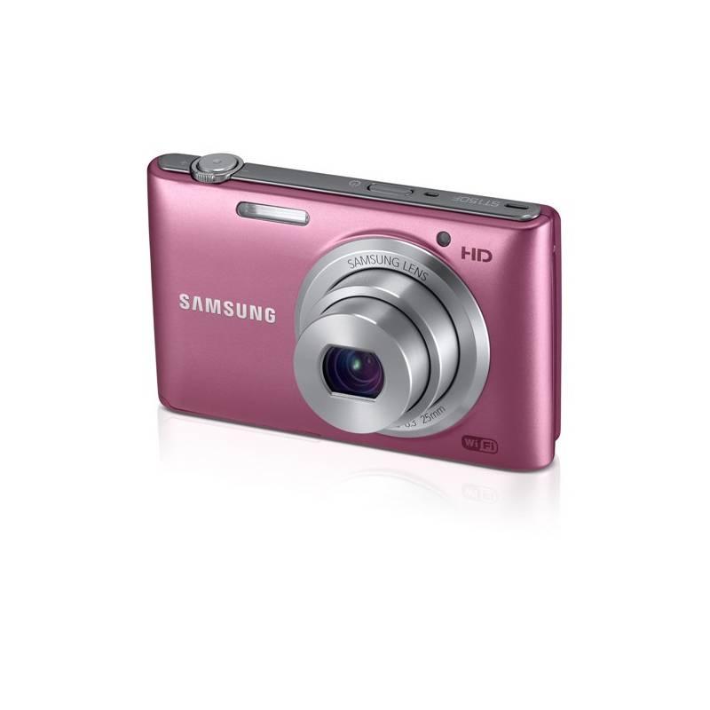 Digitální fotoaparát Samsung EC-ST150F růžový, digitální, fotoaparát, samsung, ec-st150f, růžový