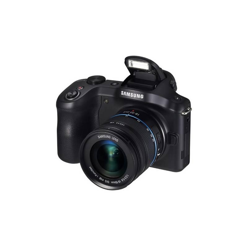 Digitální fotoaparát Samsung GN120 + 18-55mm černý, digitální, fotoaparát, samsung, gn120, 18-55mm, černý