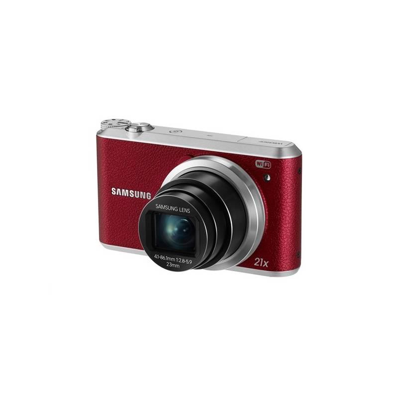 Digitální fotoaparát Samsung WB350F červený, digitální, fotoaparát, samsung, wb350f, červený