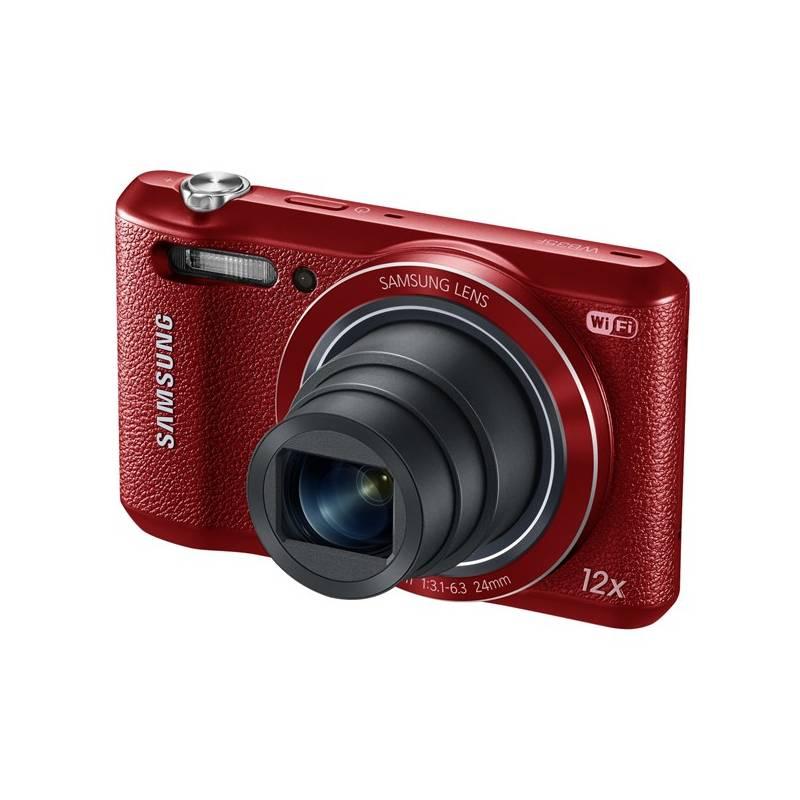 Digitální fotoaparát Samsung WB35F červený, digitální, fotoaparát, samsung, wb35f, červený