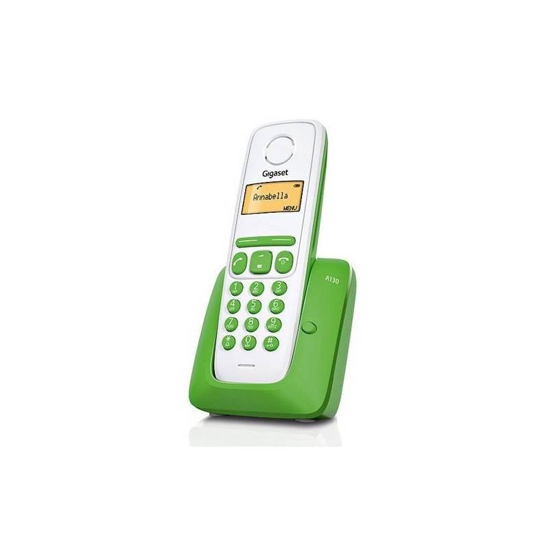 Domácí telefon Siemens Gigaset A130 - zelený (S30852-H2414-R606) zelený, domácí, telefon, siemens, gigaset, a130, zelený, s30852-h2414-r606
