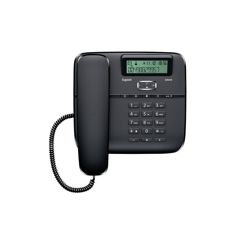 Domácí telefon Siemens Gigaset DA610 (S30350-S212-R601) černý, domácí, telefon, siemens, gigaset, da610, s30350-s212-r601, černý