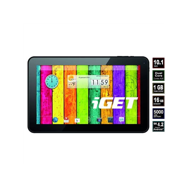 Dotykový tablet iGET COOL N10C (N10C) černý (vrácené zboží 8414001842), dotykový, tablet, iget, cool, n10c, černý, vrácené, zboží, 8414001842