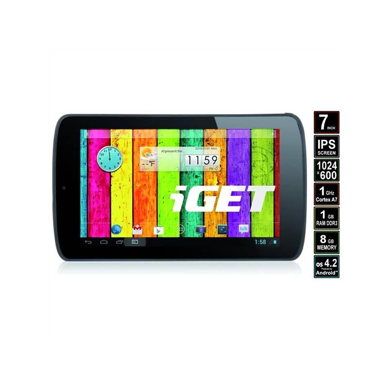 Dotykový tablet iGET IPS N7I (N7I) černý, dotykový, tablet, iget, ips, n7i, černý