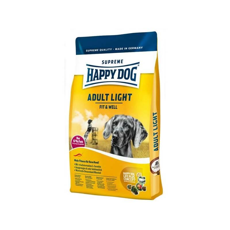 Granule HAPPY DOG ADULT Light 12,5 kg + 2 kg, Dospělý pes, granule, happy, dog, adult, light, dospělý, pes