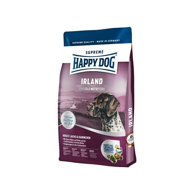 Granule HAPPY DOG Irland Lachs&Kanin 12.5 kg + 2,5 kg, Dospělí pes, granule, happy, dog, irland, lachs, kanin, dospělí, pes