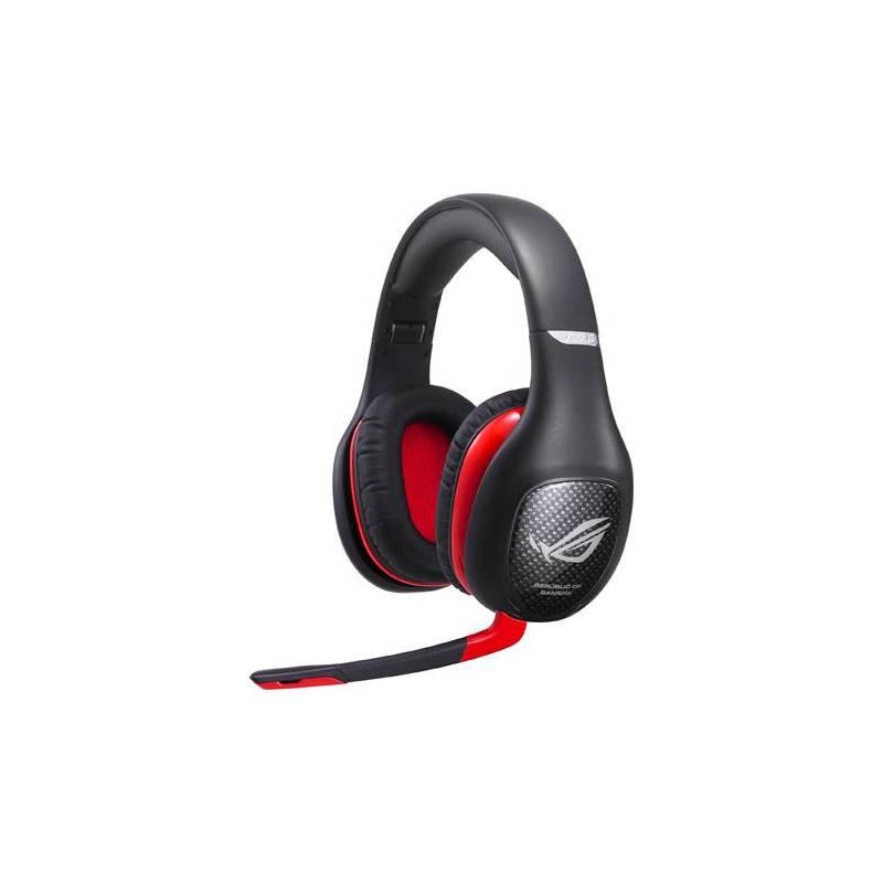 Headset Asus Vulcan ANC (90-YAHI4110-UA00-) černý/červený, headset, asus, vulcan, anc, 90-yahi4110-ua00-, černý, červený