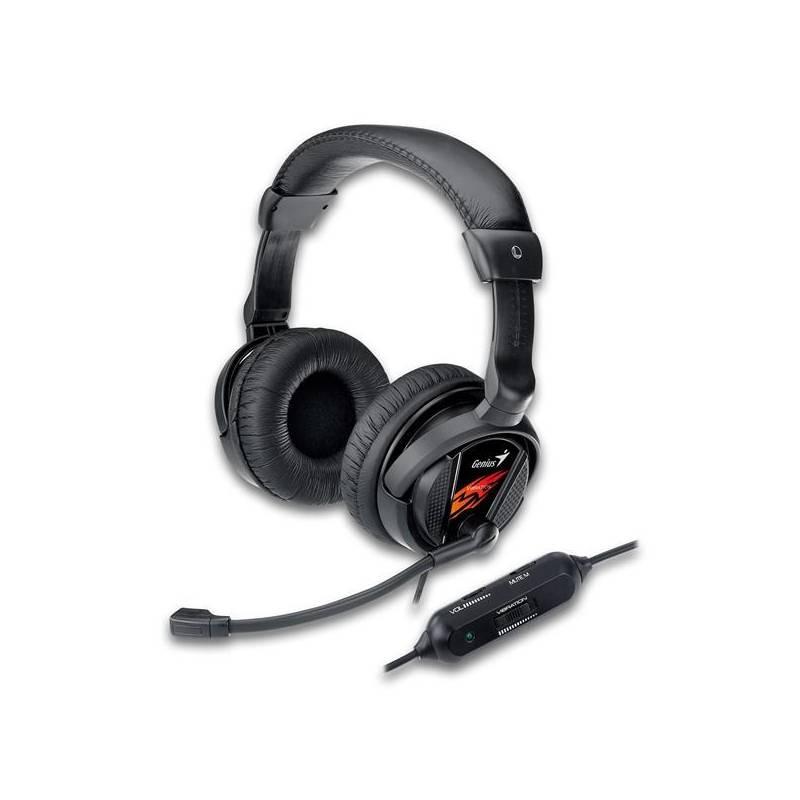 Headset Genius HS-G500V (31710020101) černý (Náhradní obal / Silně deformovaný obal 2000010414), headset, genius, hs-g500v, 31710020101, černý, náhradní, obal, silně