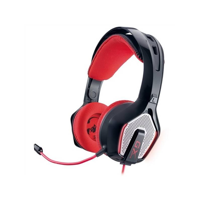 Headset Genius HS-G850 gaming (31710057101) černý/červený, headset, genius, hs-g850, gaming, 31710057101, černý, červený
