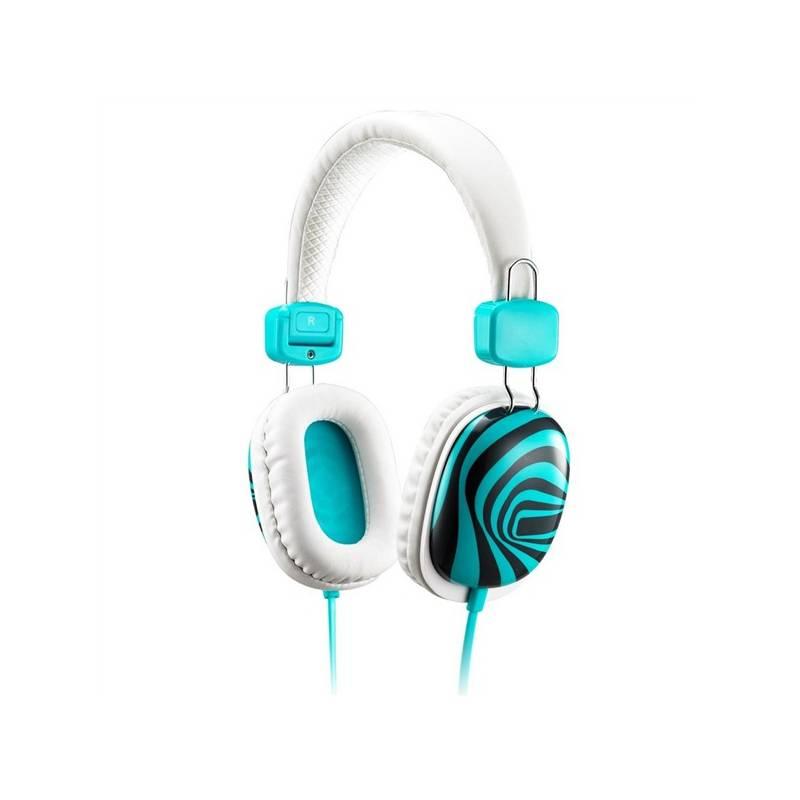 Headset Genius HS-M470 (31710182101) bílý/modrý, headset, genius, hs-m470, 31710182101, bílý, modrý