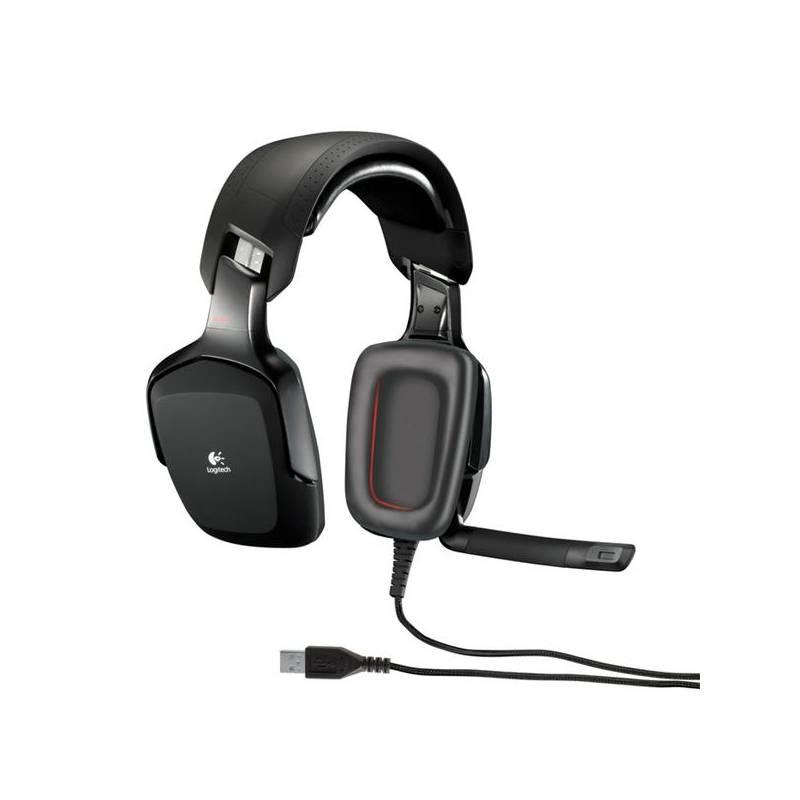 Headset Logitech Gaming G35 7.1 (981-000549) černý, headset, logitech, gaming, g35, 981-000549, černý