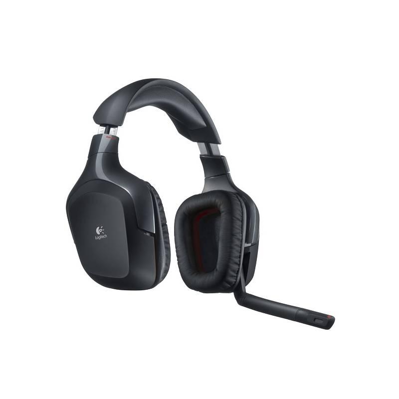 Headset Logitech Gaming G930 wireless (981-000550) černý, headset, logitech, gaming, g930, wireless, 981-000550, černý