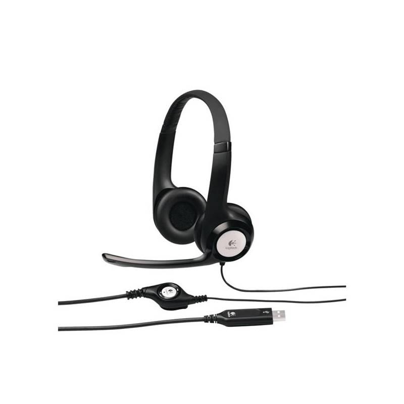 Headset Logitech H390 USB (981-000406) černý, headset, logitech, h390, usb, 981-000406, černý