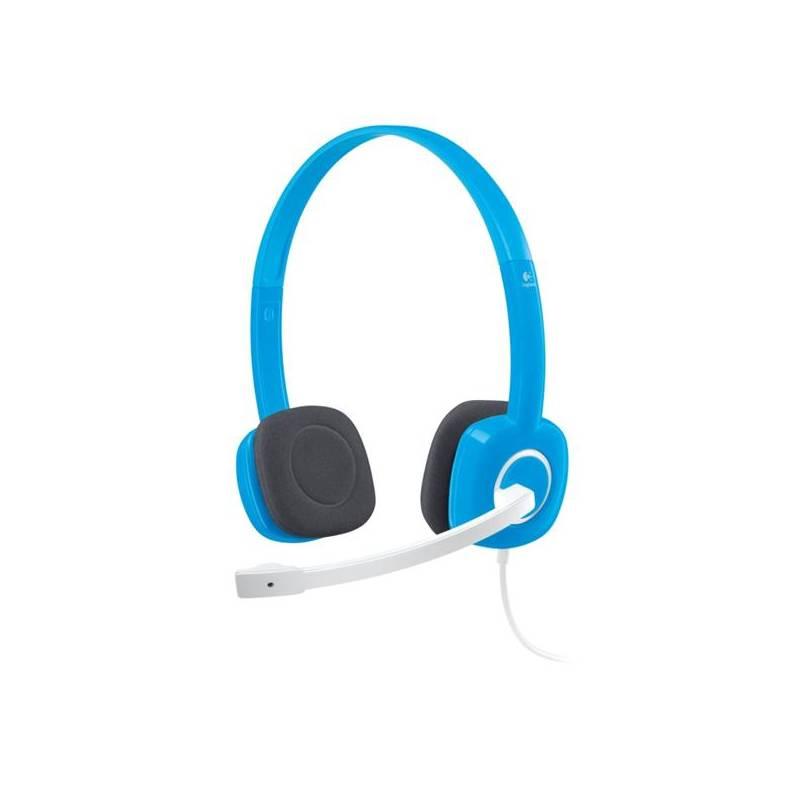 Headset Logitech Stereo H150 blueberry (981-000368), headset, logitech, stereo, h150, blueberry, 981-000368