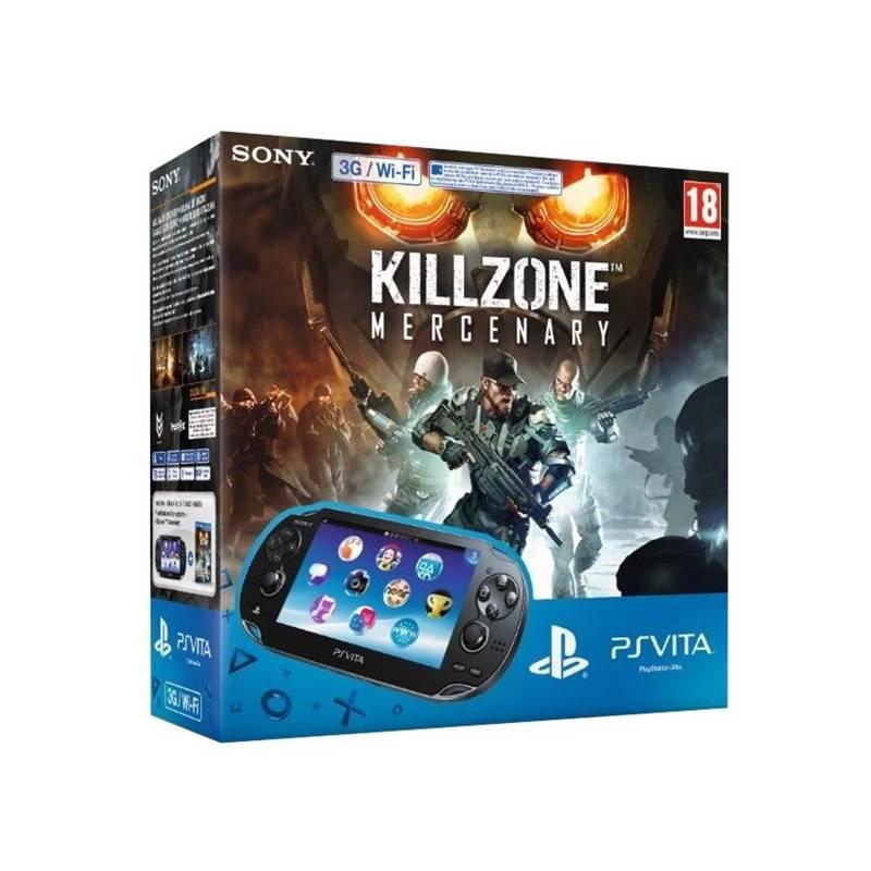 Herní konzole Sony PS VITA WiFi + hra Killzone Mercenary + paměťová karta 16GB (PS719277286) černá, herní, konzole, sony, vita, wifi, hra, killzone, mercenary, paměťová