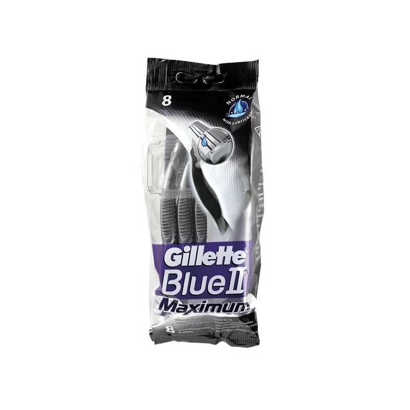 Holicí strojek Gillette Blue II Excel Maximum černý/stříbrný, holicí, strojek, gillette, blue, excel, maximum, černý, stříbrný