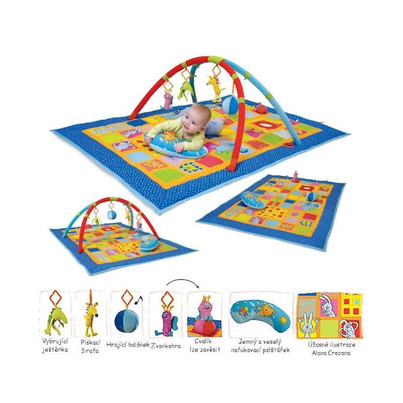 Hrací deka s hrazdou Taf toys Zvídálek, hrací, deka, hrazdou, taf, toys, zvídálek