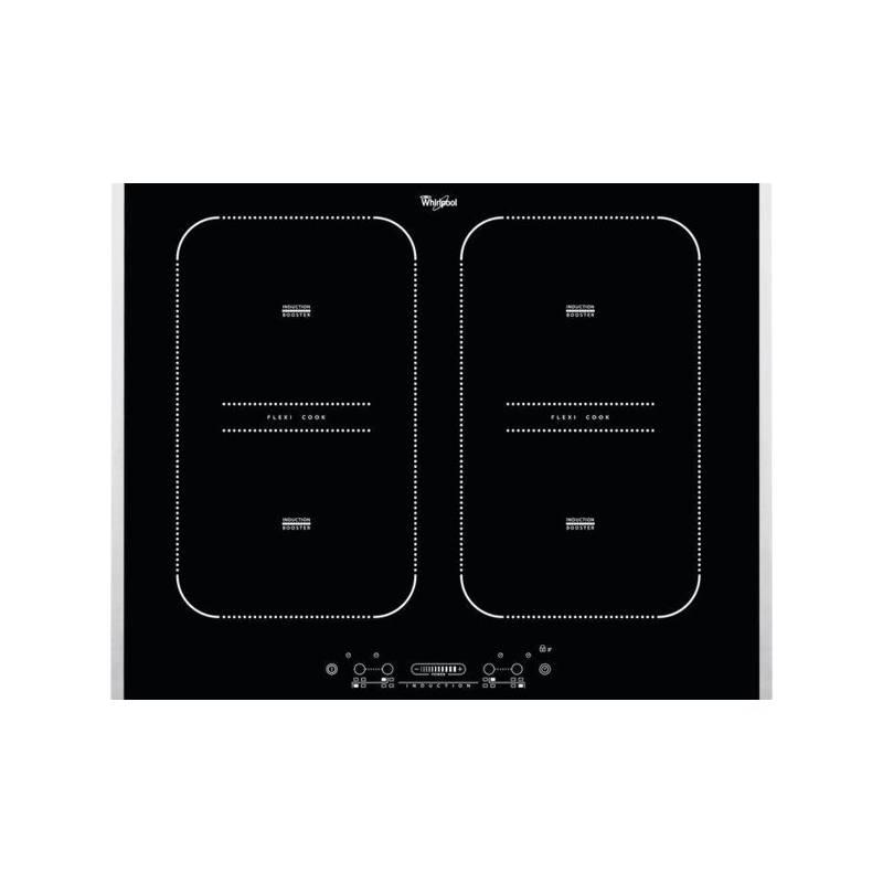 Indukční varná deska Whirlpool ACM 828/LX černá, indukční, varná, deska, whirlpool, acm, 828, černá