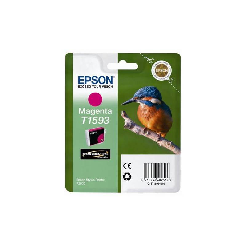 Inkoustová náplň Epson T1593, 17ml (C13T15934010) červená barva, inkoustová, náplň, epson, t1593, 17ml, c13t15934010, červená, barva