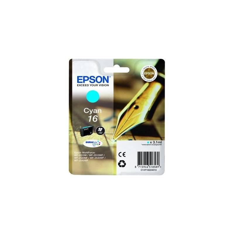 Inkoustová náplň Epson T1622, 180 stran (C13T16224010) modrá, inkoustová, náplň, epson, t1622, 180, stran, c13t16224010, modrá