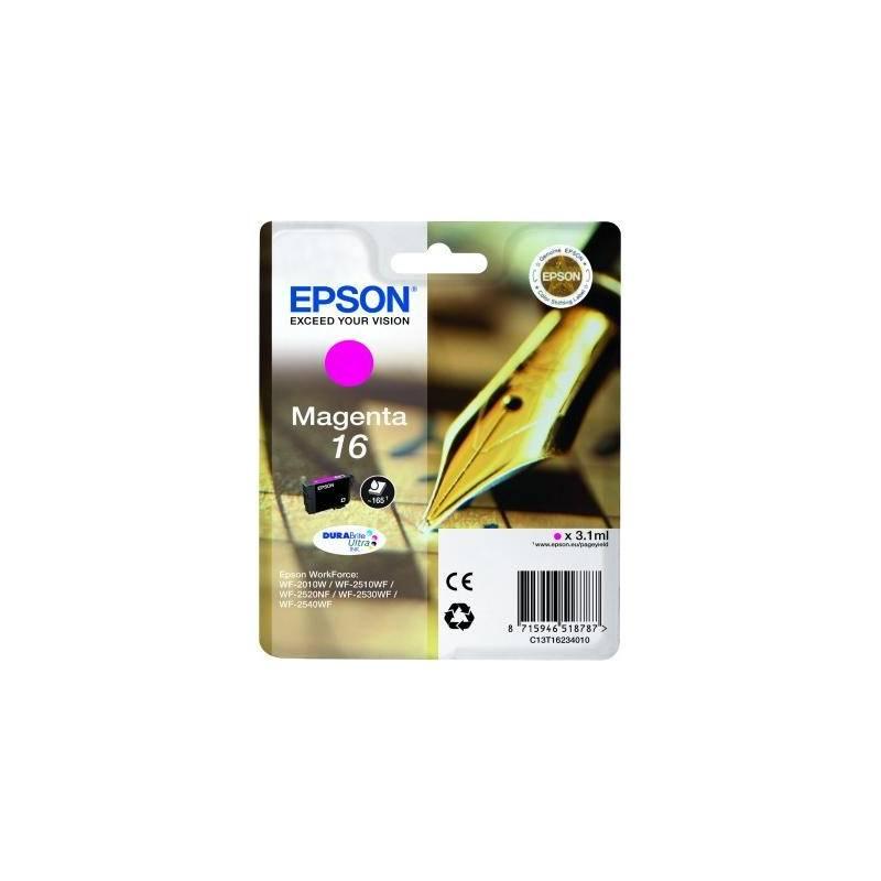 Inkoustová náplň Epson T1623, 165 stran (C13T16234010) červená, inkoustová, náplň, epson, t1623, 165, stran, c13t16234010, červená