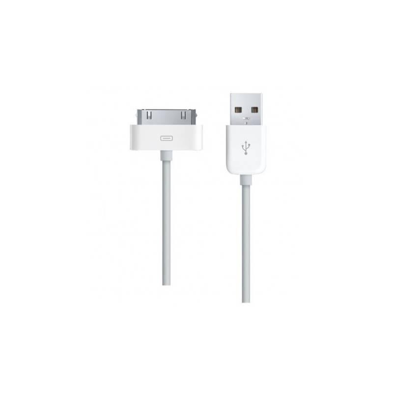 Kabel Apple 30pin - USB (MA591G/C) bílý, kabel, apple, 30pin, usb, ma591g, bílý