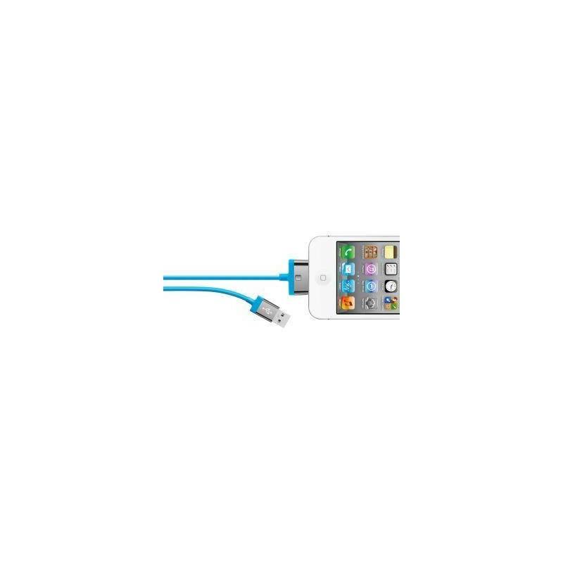 Kabel Belkin 30-pin MIXIT pro Apple, 2m (F8J041cw2m-BLU) modrý, kabel, belkin, 30-pin, mixit, pro, apple, f8j041cw2m-blu, modrý