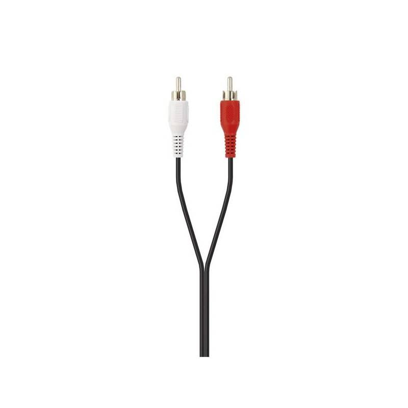 Kabel Belkin audio 2RCA, 1m (F3Y097bf1M) černý, kabel, belkin, audio, 2rca, f3y097bf1m, černý