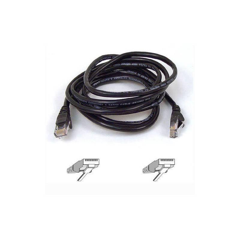 Kabel Belkin Patch CAT5E, 3m (A3L791b03M-BLKS) černý, kabel, belkin, patch, cat5e, a3l791b03m-blks, černý