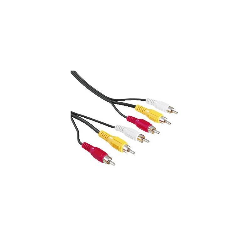 Kabel Hama AV Cinch 3x3, 2m (43134), kabel, hama, cinch, 3x3, 43134
