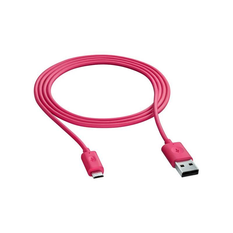 Kabel Nokia CA-190CD USB - micro USB (02731X0) růžový, kabel, nokia, ca-190cd, usb, micro, 02731x0, růžový