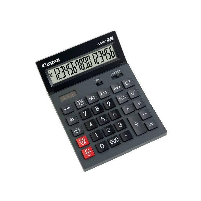 Kalkulačka Canon AS-2600 (4997B001) černá, kalkulačka, canon, as-2600, 4997b001, černá