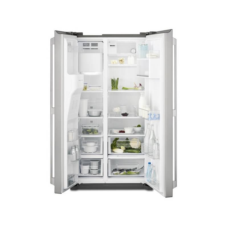 Kombinace chladničky s mrazničkou Electrolux EAL6140WOU šedá, kombinace, chladničky, mrazničkou, electrolux, eal6140wou, šedá